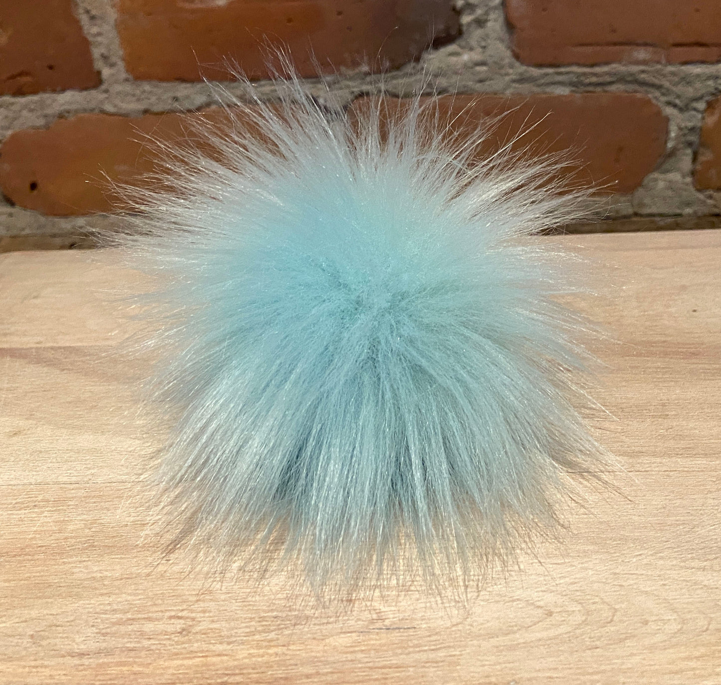 Peppermint Lamb Faux Fur Pom, 3.5 Inch