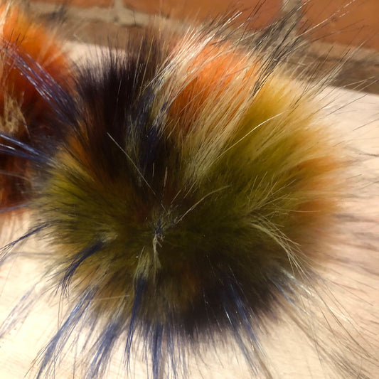 Colorful Faux Fur Pom Pom