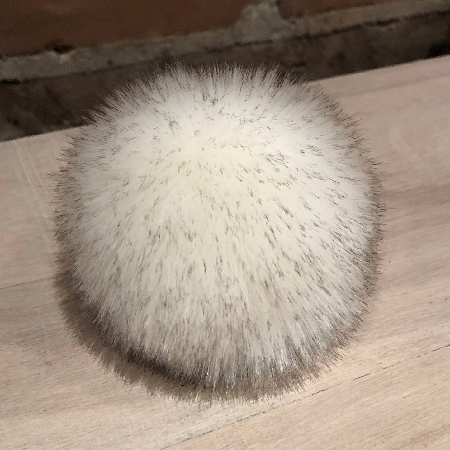 Faux Chinchilla Fur Pom for Knitting Projects